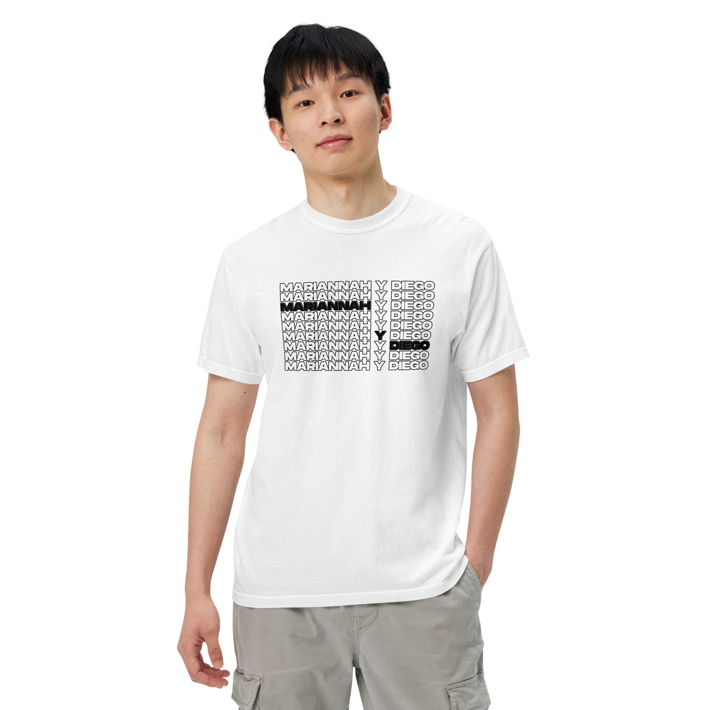 MARIANNAH Y DIEGO - White T-shirt
