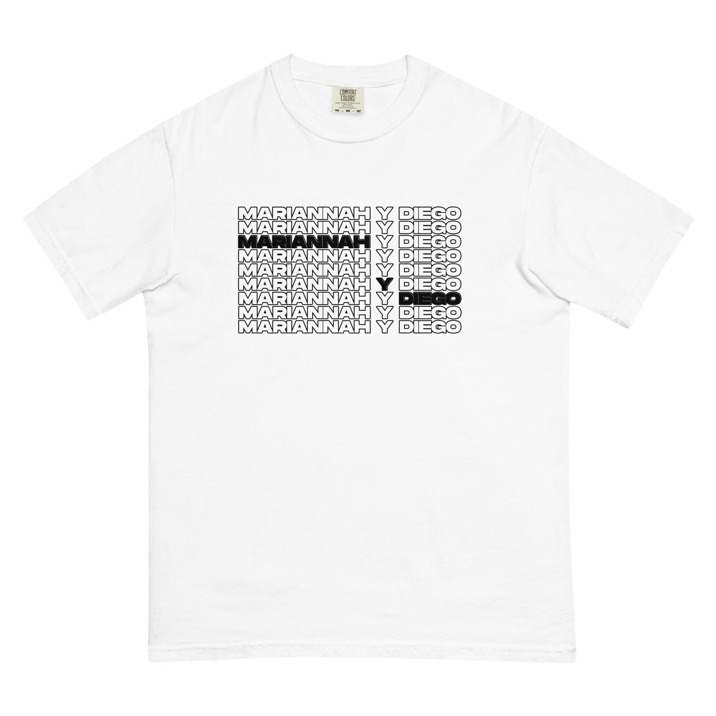 MARIANNAH Y DIEGO - White T-shirt