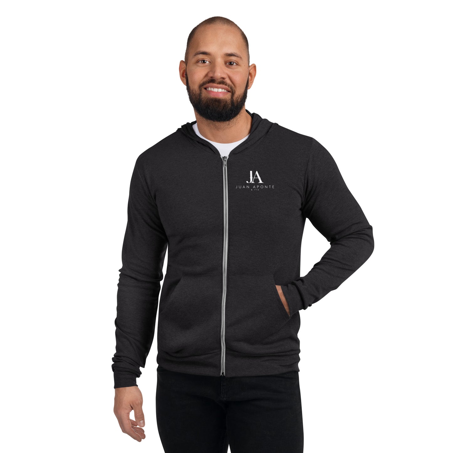 JUAN APONTE - Unisex zip hoodie