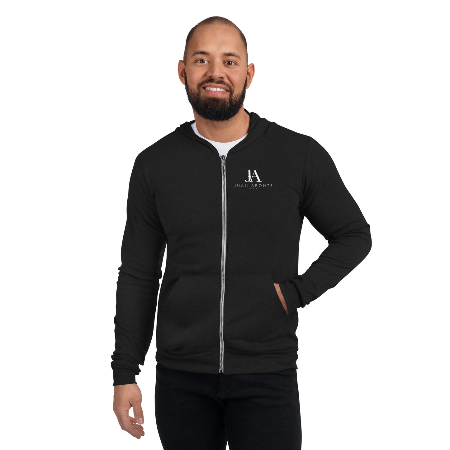 JUAN APONTE - Unisex zip hoodie
