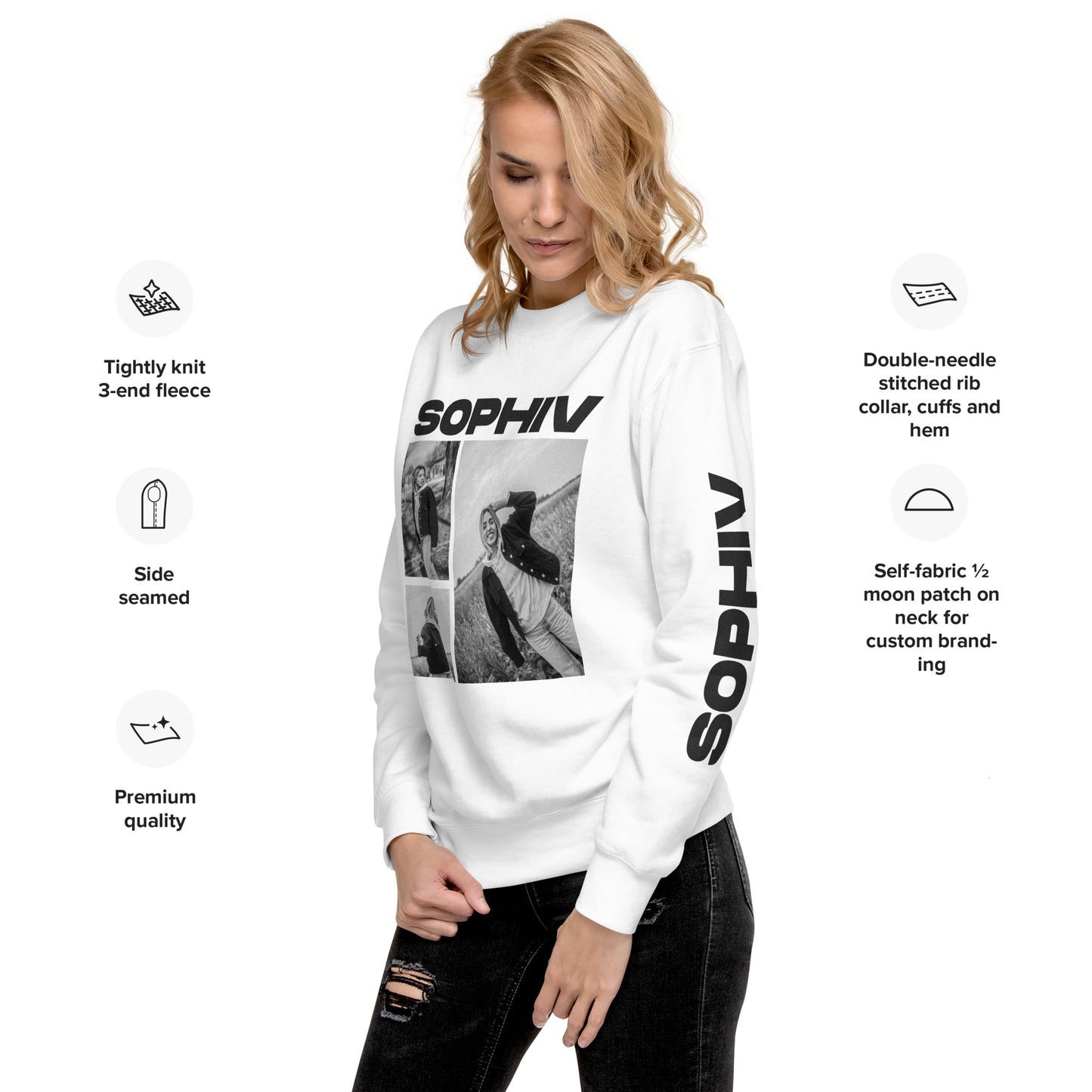 SOPHIV - B&W Long Sleeve