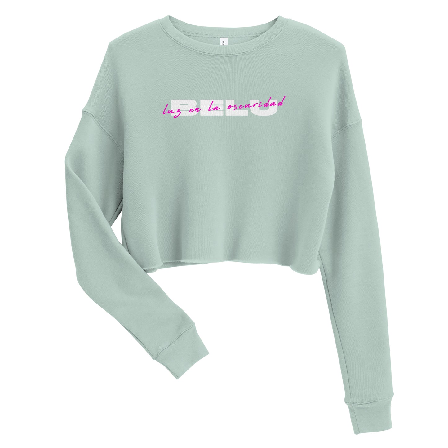 "Luz en la oscuridad" Crop long sleeve by BELU