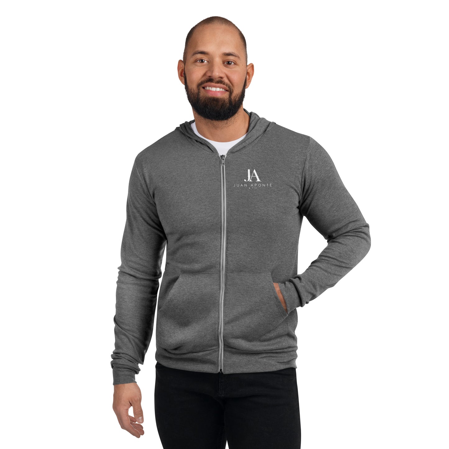 JUAN APONTE - Unisex zip hoodie